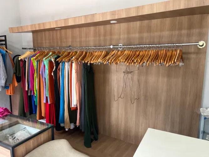 Painel para roupas
