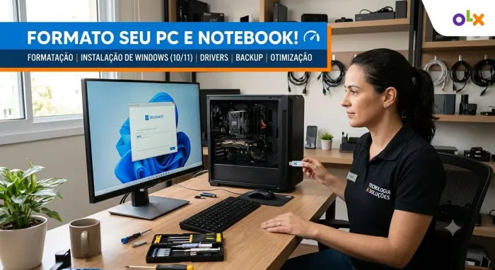 Formatação de Pc e notebook