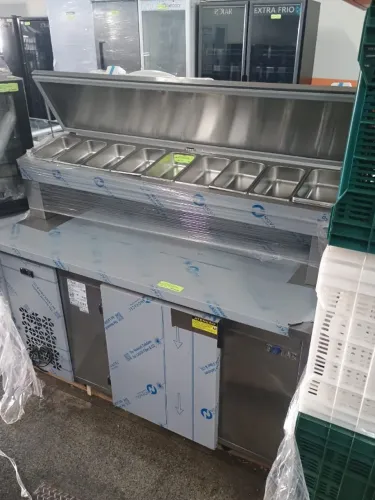 BALCÃO REFRIGERADO COM CONDIMENTADORA POLAR 1.50MT - NOVO SOMOS LOJA