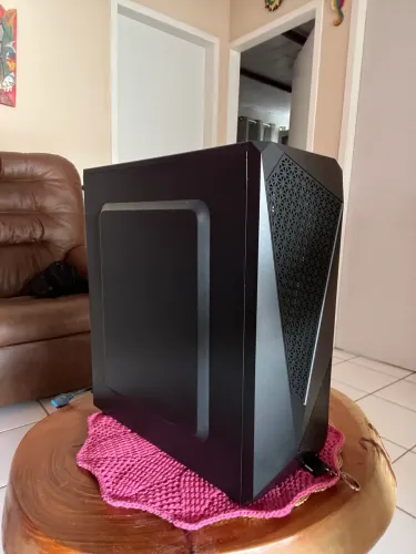 Gabinete Preto, lateral acrílico, (nunca usado, na caixa)