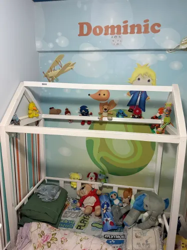 Cama casinha montessoriana + colchão