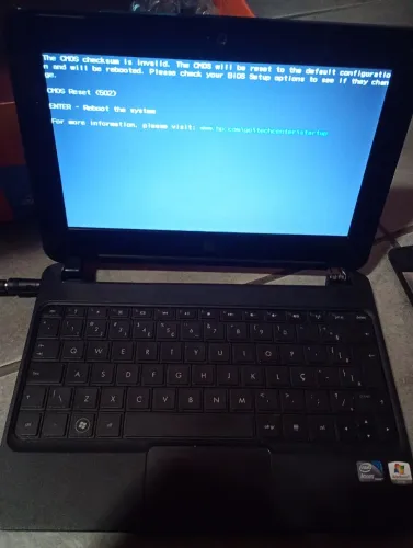 Netbook Hp mini funcionando