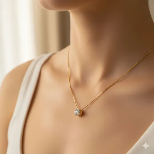 Colar Ponto de Luz [ 5 anos de garantia]