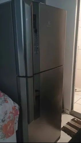 Geladeira Electrolux Frost Free 474L Duplex Cor Inox (DF56S)