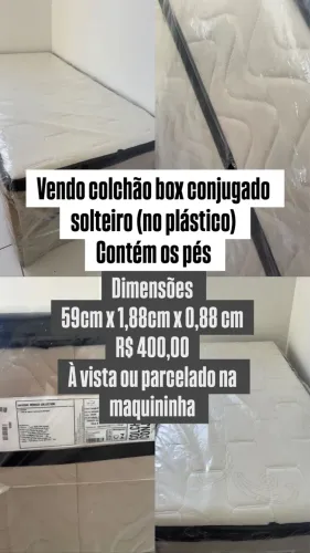 Colchão box solteiro conjugado