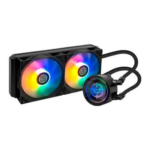 Water Cooler TGT Spartel V2  240mm Iluminação RainbowSuporte Intel e AMD sem pasta termica