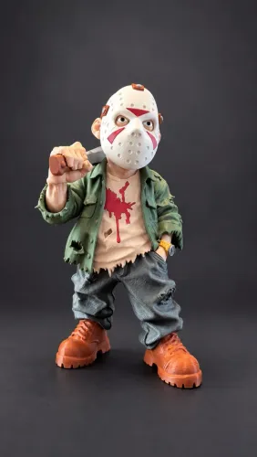 Jason Voorhees Boneco 3D 40cm | Sexta-Feira 13 Colecionável