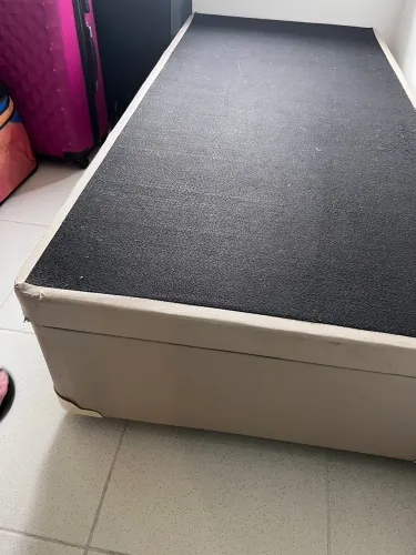 Cama box/baú de solteiro