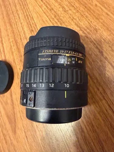 Lente tokina para canon 10 - 17mm fisheye