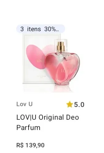 Perfumes Natura Avon novos embalados.