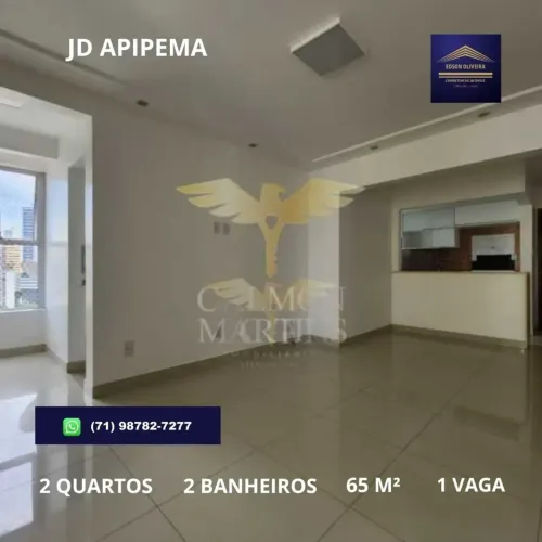 APARTAMENTO 2 SUÍTES, 65M², NO JARDIM APIPEMA