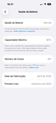 iPhone 15 com garantia Apple