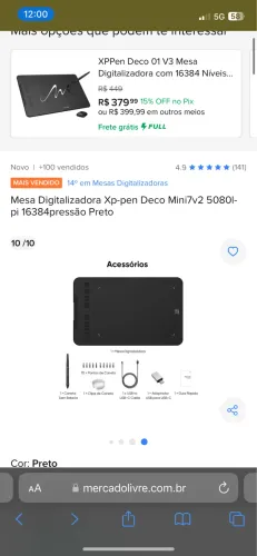 Mesa digitalizadora xp pen Deco mini V2
