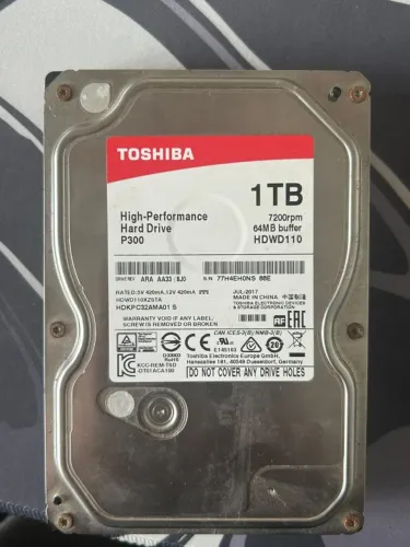 HD 1TB para Trabalho e Jogos
