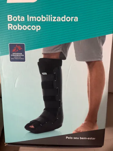 Oferta Relâmpago- Bota imobilizadora Robocop Tamanho M (36-39)