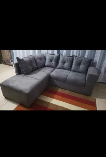 Sofá de Canto Cinza 