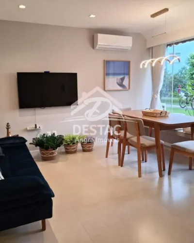 Apartamento em condomínio fechado com praia proxima-02 quartos