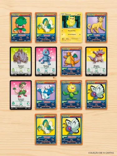 ? SUPER LOTE POKÉMON! 14 CARTAS COLECIONÁVEIS ÚNICAS!