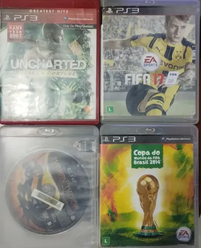 4 jogos ps3 leia a descrição