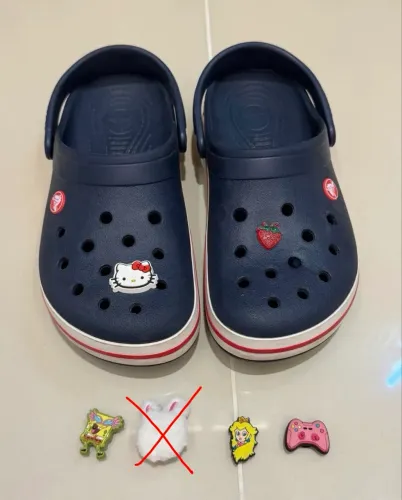 Crocs seminovo tamanho 37 + 5 jibbitz