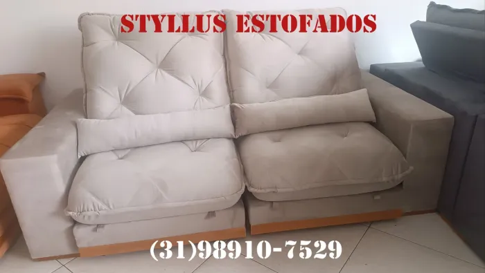 Sofá retrátil Roma com MOLAS ENSACADAS