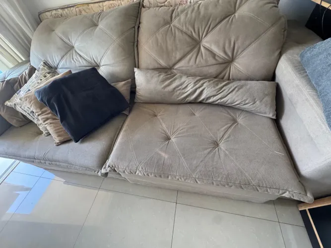 SOFÁ - Madeira Madeira - Retrátil 2,3mx1,7m