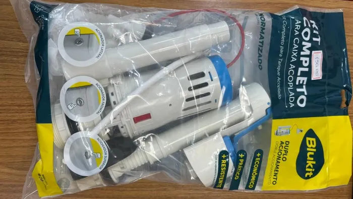 Kit pra caixa acoplada duplo acionamento