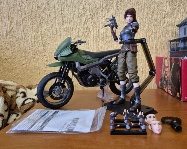 Final Fantasy Vll Remake Jessie Playartskai com moto completa (Sem caixa)!