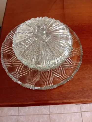Doceira de vidro nova