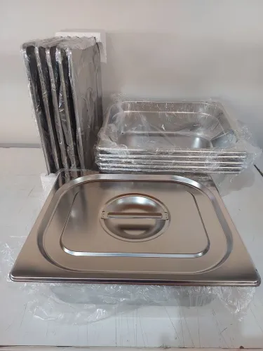 Cubas de inox 1/2 por 10cm gastron