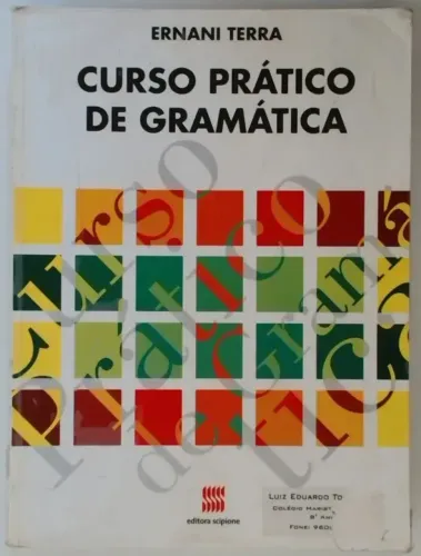 Livro Curso Prático De Gramática Ernani Terra 6ª Edição 5ª Impressão Enem Vestibular