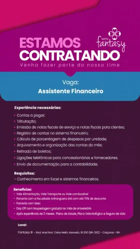 ASSISTENTE FINANCEIRO (Contas a pagar)