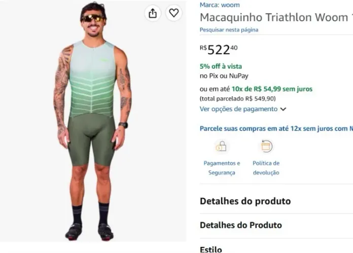 Macaquinho triathlon woom