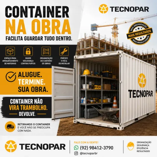 Container depósito de 20 pes 