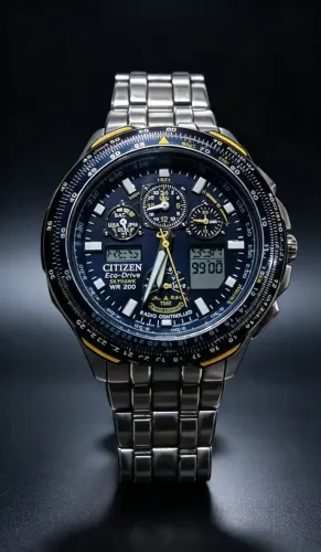 Vendo Relógio Citizen Eco-Drive Skyhawk Pro Master WR200, Ótimo estado