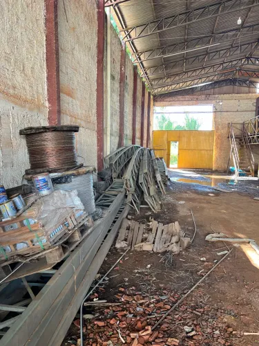 Estrutura metálica pra galpão