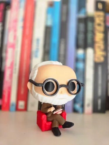 Boneco Sigmund Freud em 3D