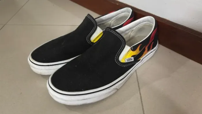 Tênis Vans Slip On Flame - Tamanho 41