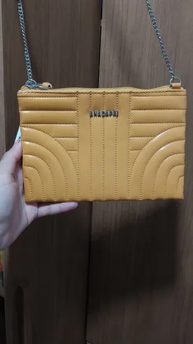 bolsa de ombro ana capri amarela nunca usada