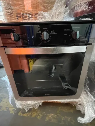 Forno elétrico Consul 84 litros prata com Grill e Timer Autodesligamento de Embutir