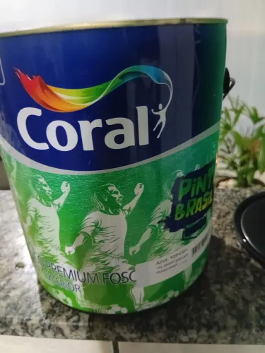Tinta coral azul