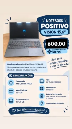 NOTEBOOK POSITIVO VISION