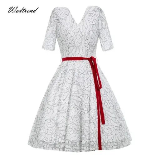 Vestido branco rendado 