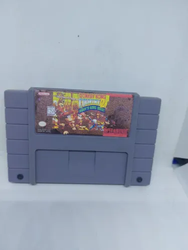 Donkey Kong 2 snes gravando 