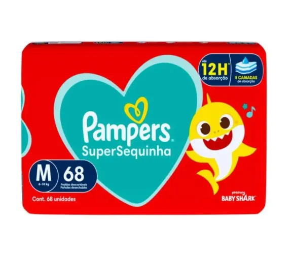 Fralda Pampers M