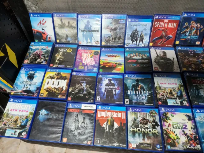 Jogos ps4 , pego jogos no negócio
