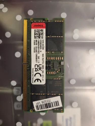 Memória RAM Kingston DDR5 16GB 5600MT/s Notebook SODIMM