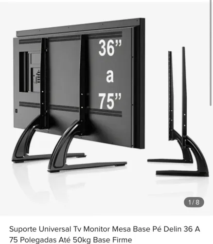 Suporte universal TV ou monitor