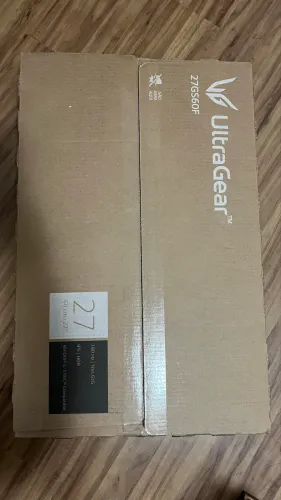 Caixa de papelão para monitor de 27 polegadas