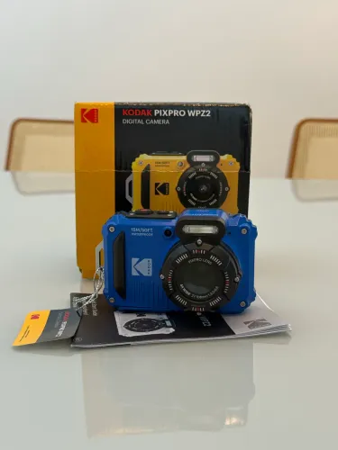 Camera Kodak Wifi Resistente À Água Fullhd 16mp Pixpro Wpz2 Cor Azul